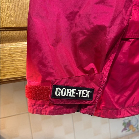 Vintage 90's Chlorophylle Red Gore-Tex Rain Jacket Men's Large - Picture 3 of 11